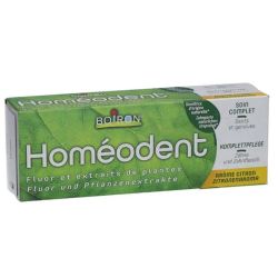 Boiron Homéodent dentifrice soin complet dents et gencives goût citron 75ml