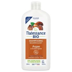 Natessance shampooing nourrissant argan bio et kératine végétale 500ml