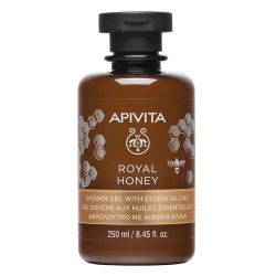 Apivita gel douche Royal Honey gel douche aux huiles essentielles 250 ml