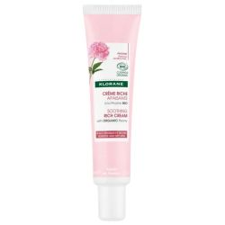 Pivoine crème riche apaisante bio visage peau sensible 40ml