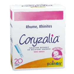 Boiron Coryzalia rhume, rhinites solution buvable 20 unidoses