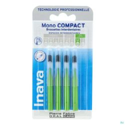Inava brossettes 2.2mm mono compact espaces très larges vert 4 unités