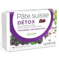 Lehning Pâte Suisse Détox sureau bouleau pissenlit 40 gommes