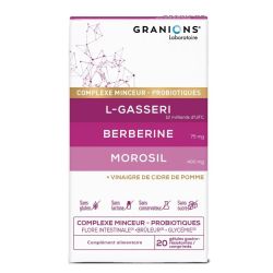 Granions Complexe Minceur Probiotiques Morosil & Gasseri 20 comprimés + 20 gélules