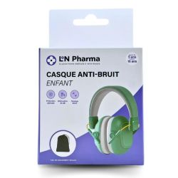 L2N casque enfant réducteur de bruits 5-16 ans Vert