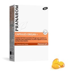 Pranarôm Pranacaps Origan + capsules bio 30 capsules