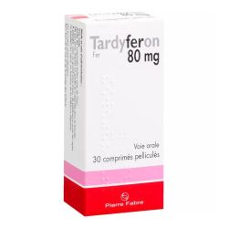 Tardyferon 80 mg Fer 30 comprimés pelliculés