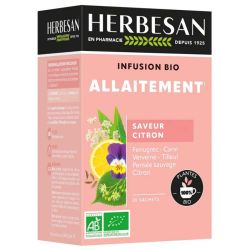 Herbesan Infusion Allaitement Bio 20 Sachets