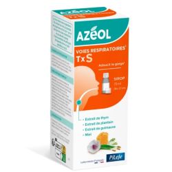 Pileje Azéol Voies Respiratoires TxS sirop 75ml
