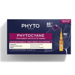 Phytocyane Traitement Antichute Réactionnelle Femme 12 x 5 ml