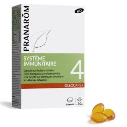 Pranarôm Oléocaps N°4 Système Immunitaire bio 30 capsules