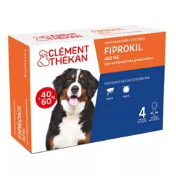Clément Thékan Fiprokil Gtand Chien 10-20 kg 1,34 ml 4 Pipettes
