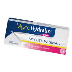 MycoHydralin 500 mg comprimé vaginal 1 comprimé vaginal avec applicateur