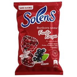 Solens Bonbons Sans Sucres Saveur Fruits Rouges 100 g