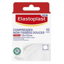 Elastoplast 1er secours compresses non-tissées douces 10 compresses