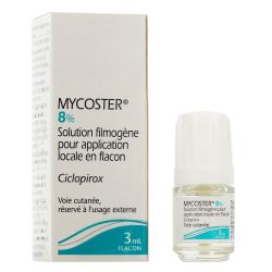 Mycoster 8% solution filmogène flacon 3ml