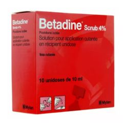 Betadine Scrub 4% solution 10 unidoses