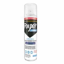 Pouxit Environnement aérosol traitement de l'environnement Infesté 250ml
