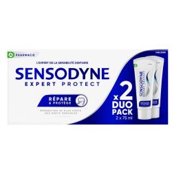 Sensodyne Expert Protect dentifrice répare et protège menthe fraîche 2x75ml