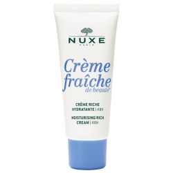 Crème Fraîche de Beauté Crème Riche Hydratante 48H 30 ml