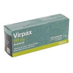 Virpax 50 mg aciclovir 1 comprimé