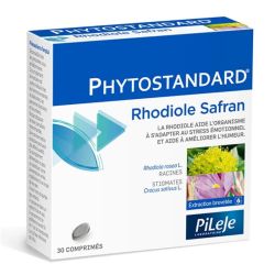 Pileje Phytostandard Rhodiole et Safran 30 comprimés