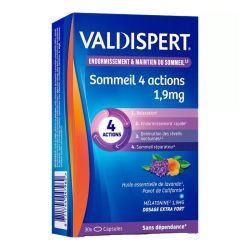 Valdispert Mélatonine 1,9mg 4 actions 30 comprimés