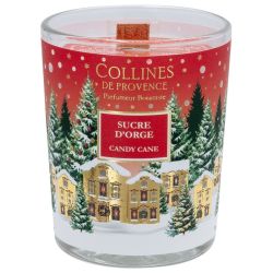 Collines de Provence Bougie de Noël Senteur Sucre d'Orge 75g