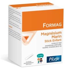 Pileje Formag enfants 20 sticks orodispersibles Goût fraise