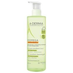 Exomega Control Gel Lavant Émollient 2en1 Anti-Grattage 500 m