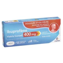 Ibuprofene 400mg 12 comprimés pelliculés
