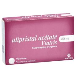 Viatris ulipristal acétate 30 mg 1 comprimé pelliculé