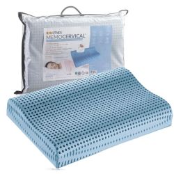 Biosynex MEMOCERVICAL oreiller ergonomique rectangulaire à mémoire de forme 40 x 60cm