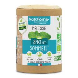 Nat&Form Écoresponsable Melisse Bio 90 gélules