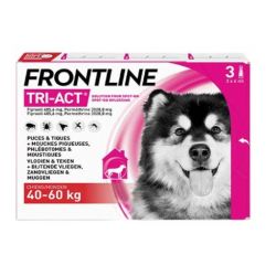 Frontline Tri-act Spot-on chien de 40-60 kg 3 Pipettes