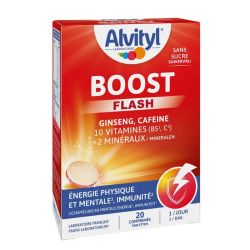 Alvityl Boost Ginseng et caféine 20 comprimés effervescents
