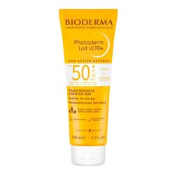 Bioderma Photoderm lait hydratant Ultra peaux sensibles SPF50+ 200ml