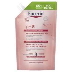 Eucerin pH5 gel-huile de douche Éco-Recharge 400 ml