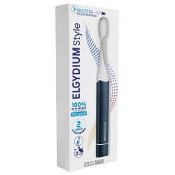 Elgydium Style Electric rechargeable brosse à dent électrique couleur Dark Denim