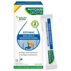 Phytosun Arôms estomac brûlures et remontées acides 15 sachets liquides
