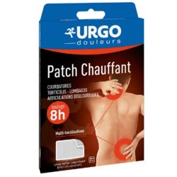 Urgo patch chauffant décontractant 8h 2 patchs