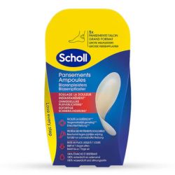 Scholl ampoules grand format pour talon 5 pansements