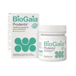 BioGaia Prodentis Pastilles Probiotiques Bucco-Dentaires - Pomme - 30 Pastilles