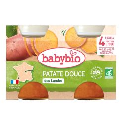 Babybio Petit pot Patate Douce 2 x 130 g