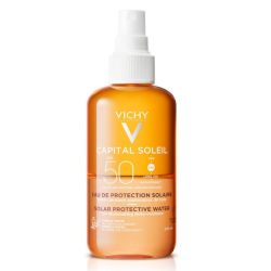 Vichy Capital Soleil SPF50 eau protection solaire hâle sublimé 200ml