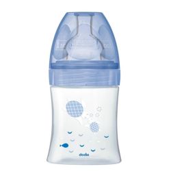 Dodie Biberon Sensation+ tortue débit 1 0-6 mois 150ml