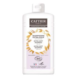 Cattier shampooing extra-doux usage quotidien lait d'avoine Bio 1 litre