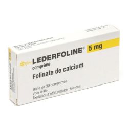Lederfoline 5 mg Folinate de calcium 30 comprimés