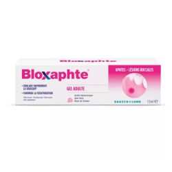 Bausch+Lomb Bloxaphte Gel Adulte Aphtes Lésions Buccales 15 ml