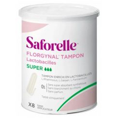 Saforelle Florgynal Tampon 8 Super